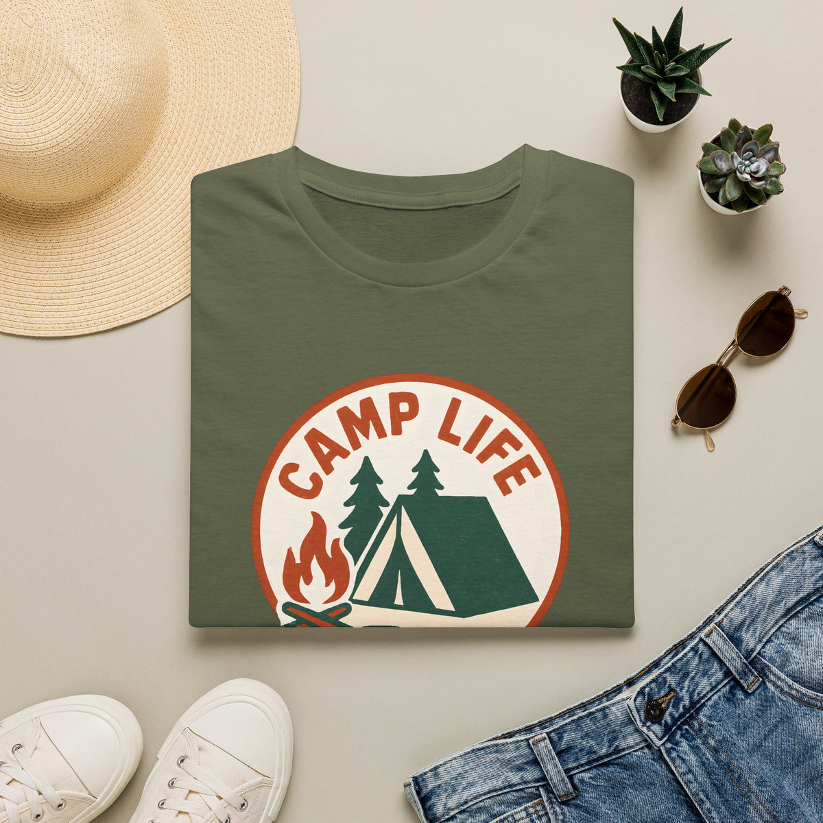 Camp Life Sign T-Shirt