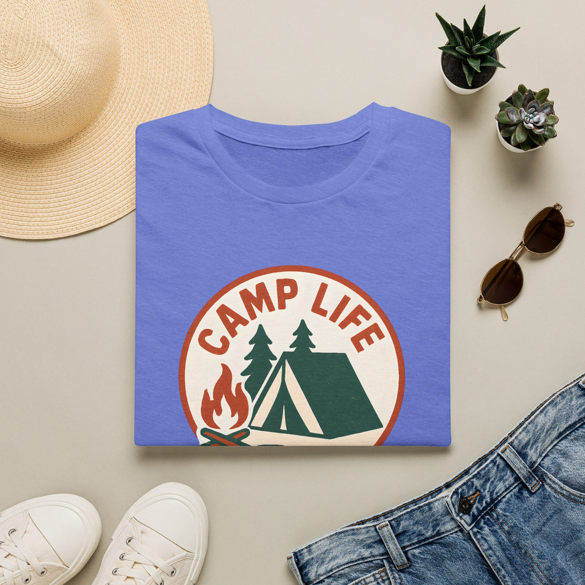 Camp Life Sign T-Shirt