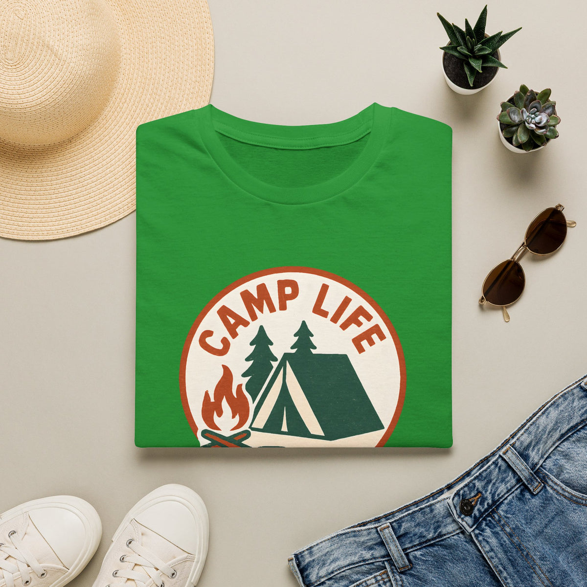 Camp Life Sign T-Shirt